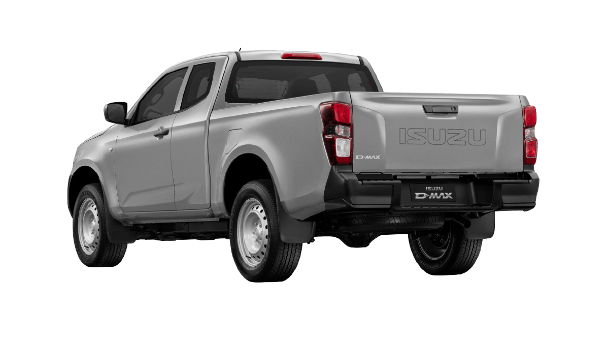 Isuzu D-Max Utility Extended Cab Mercury Silver rear