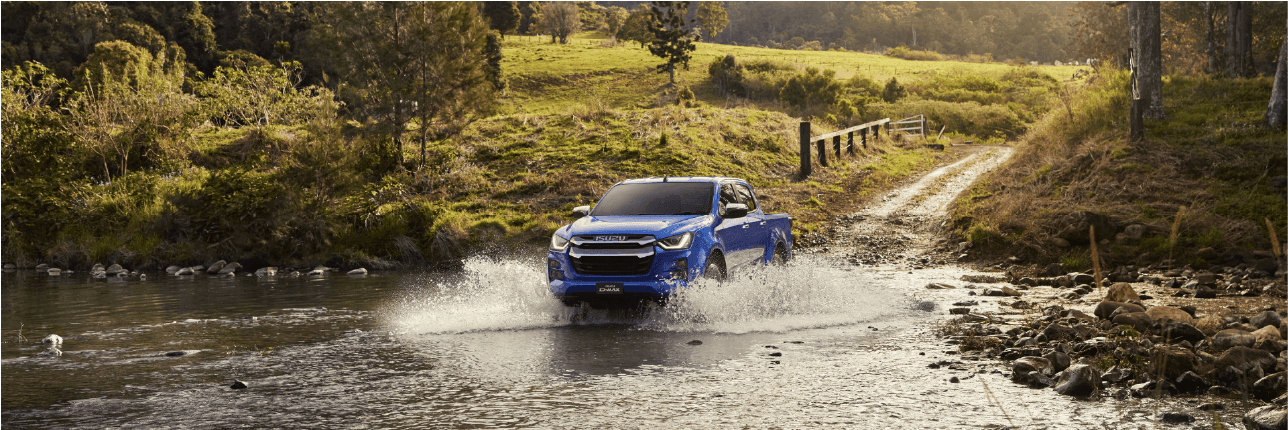 Lifestyle Pick Up Truck Driving through Ford