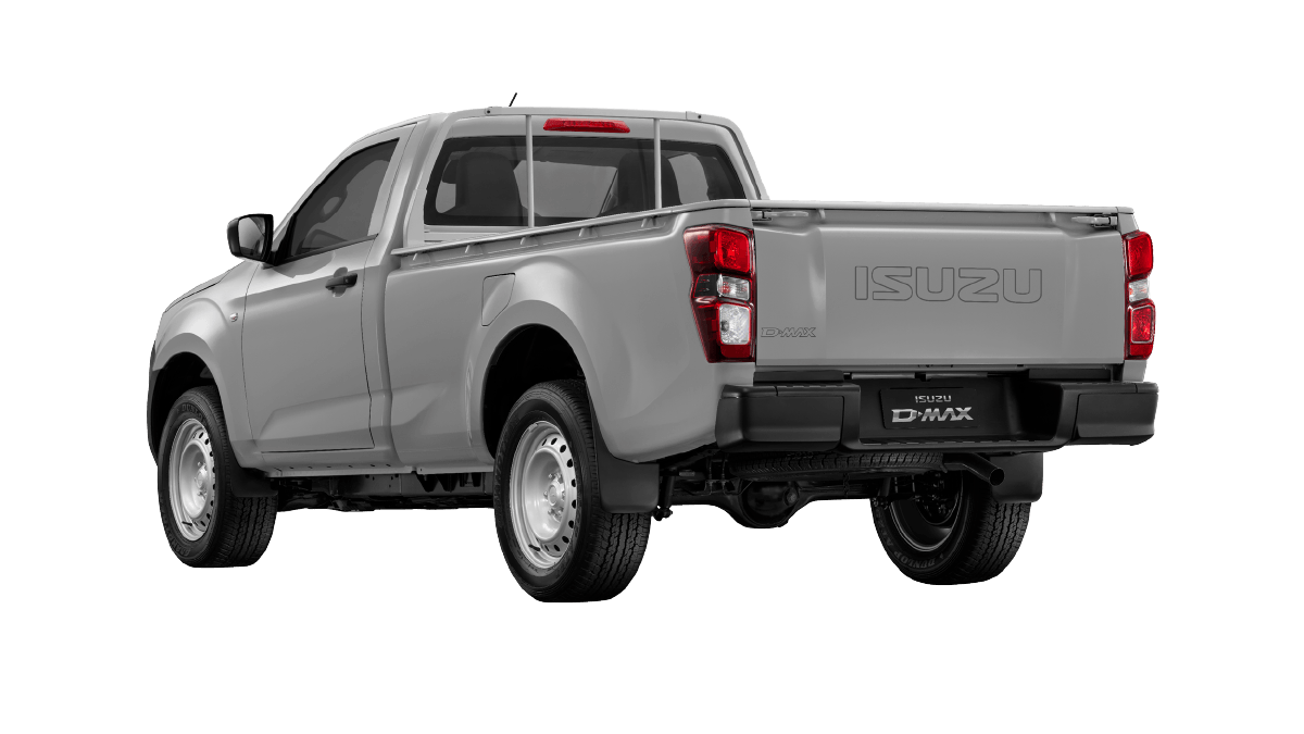 Isuzu D-Max Utility Single Cab Mercury Silver rear