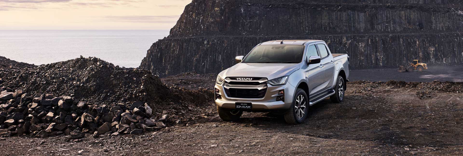 Close up of the Isuzu D-Max